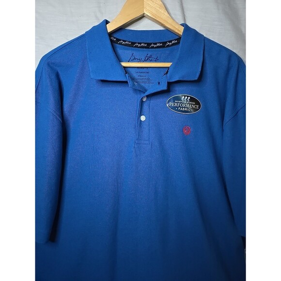 NWT Wrangler George Strait Polo Shirt Performance Fabric, Sz XL, Blue MGSK34B - Picture 4 of 10